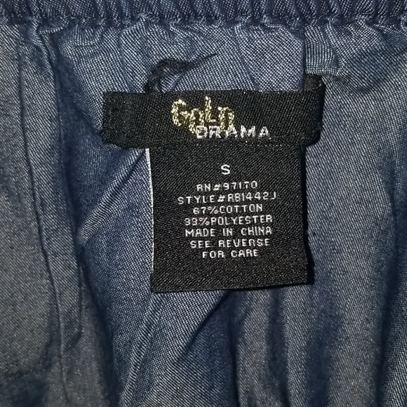 Denim strapless dress - Picture 4 of 4